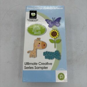 Provo Craft Cricut Shapes Ultimate Creative Series Sampler 6 Overlays Cartridge